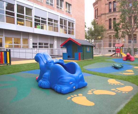 El patio de la Escuela Infantil El Porvenir